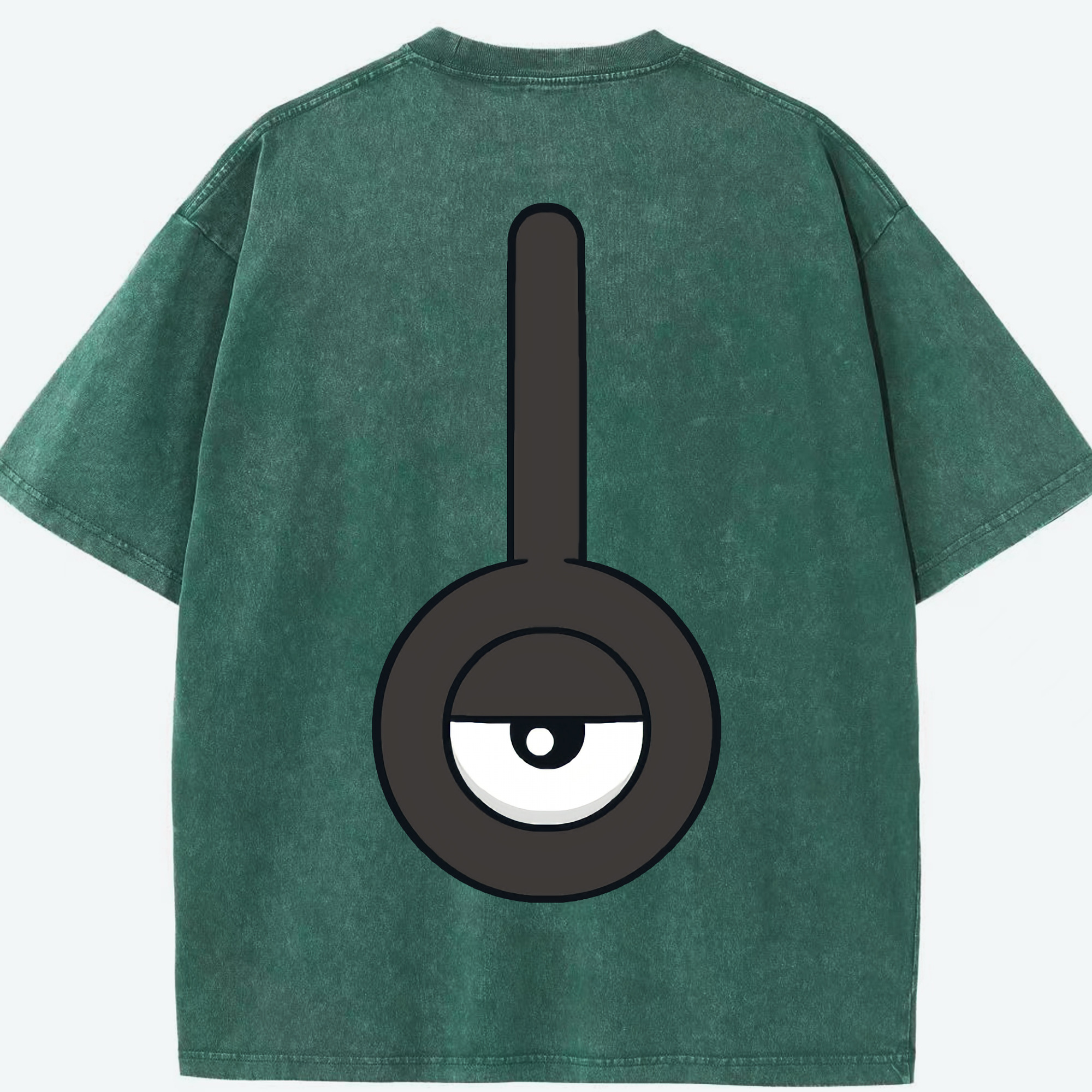 （画像用） ポケットモンスター Pokémon 綿100% ヴィンテージ風 半袖Tシャツ（背面プリント）